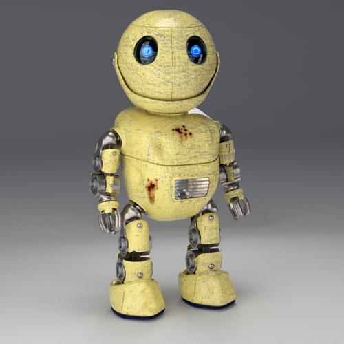 Friendy Robot, Mesh only preview image